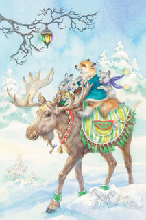 Набор из 16-ти открыток 'Новогодняя сказка' 3