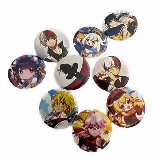 Аниме значок 4 см, в ассортименте. Цена за 1 шт.