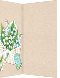 Открытка 'В чудесный день 8 Марта' (евро), артикул 2-01-8355 2