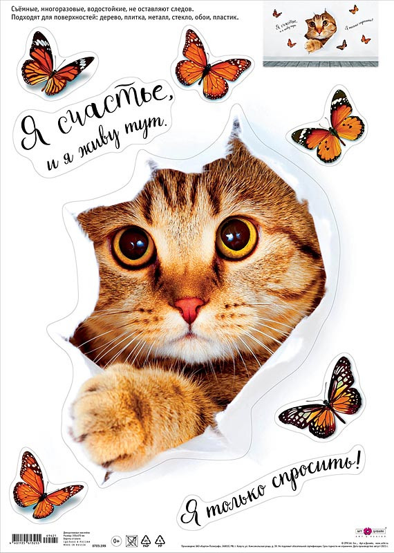 Наклейки декоративные 