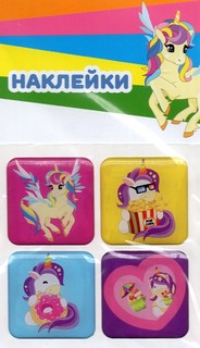 Набор леденцовых наклеек 'Единороги' Липляндия