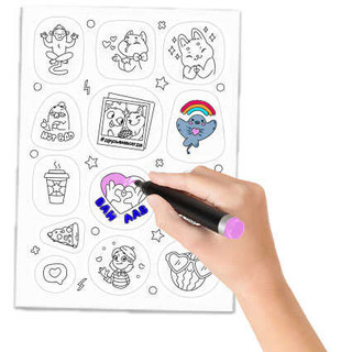 Набор наклеек-раскрасок 'Стикерпак. Для девочек', 138x194 см 3