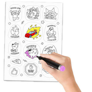 Набор наклеек-раскрасок 'Стикерпак. Для мальчиков', 138x194 см 3