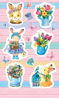 Наклейки поощрительные "Зайка" артикул 0-11-525