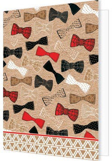 Открытка (галстуки-бабочка) артикул 2-70-1696 1