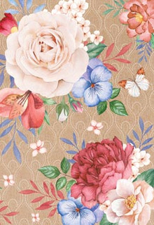 Подвеска "Цветы" (крафт), артикул 2-70-1726