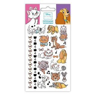 Переводные татуировки 'Disney Животные. Кошки и собаки'