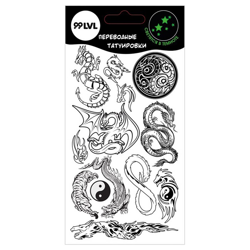 Переводные татуировки 'Драконы'