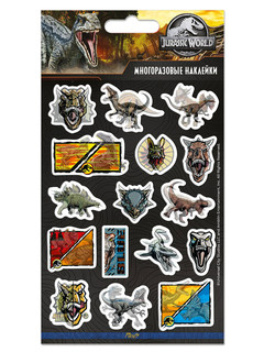 Наклейки 3D 'Парк Юрского периода – 2', 110х200 мм, PrioritY