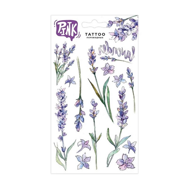 Переводные татуировки 'Лаванда'