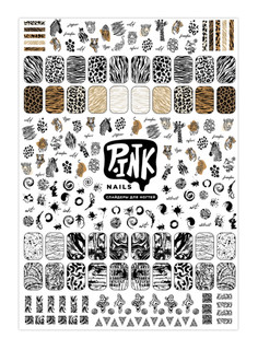 Слайдеры для ногтей 'Африка'