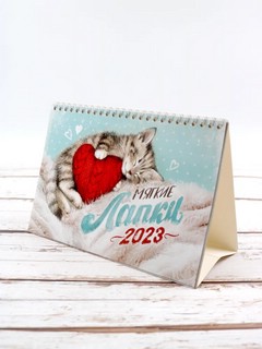 Календарь-домик 2023 'Мягкие лапки' 1