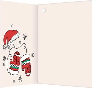 Открытка-подвеска С Новым Годом, артикул 2-70-5369 2