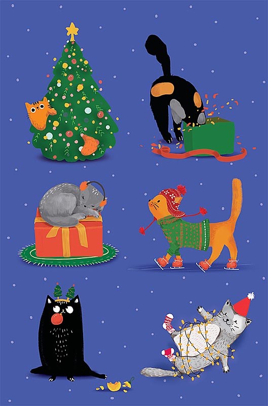 Открытка 'КОТегорически кайфового года!', артикул 0713.380