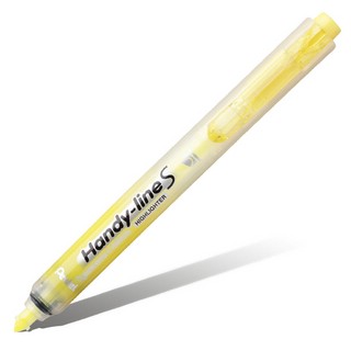 Текстовыделитель авт. Pentel "Handy-lines" желтый 1-4.5 мм (S...