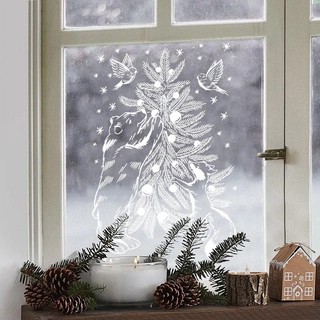 Наклейки для окон 'Гравюра' 2