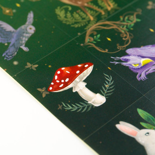 Наклейки бумажные «Волшебный лес», 11 x 15,5 см 2