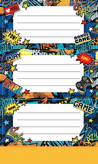 Наклейки на тетрадь 'Game' артикул 0-11-515