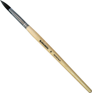 Кисть художественная белка, круглая, №8