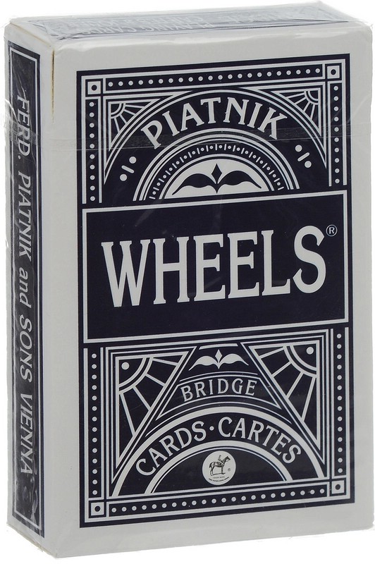 Игральные карты Piatnik Wheels (цвет красный или синий)