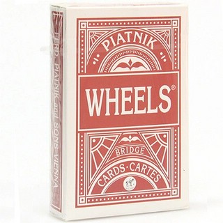 Игральные карты Piatnik Wheels (цвет красный или синий) 2