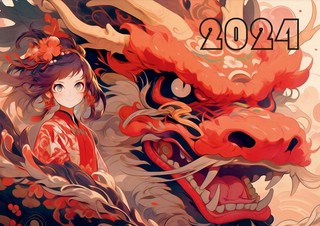 Календарь 2024 'Дракон' настенный отрывной 2