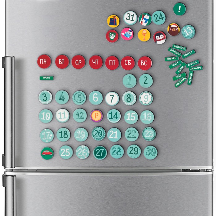 Магнит 'Вечный календарь', 40х24 см