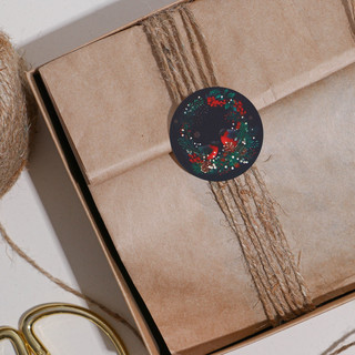 Наклейки бумажные «Красочный праздник», на подарки, 9 x 16 см 3