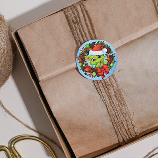 Наклейки бумажные «Письмо», на подарки, 9 x 16 см 3