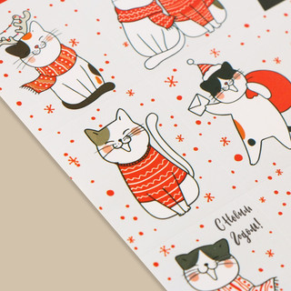 Наклейки бумажные «Котики», 11 x 15.5 см 2