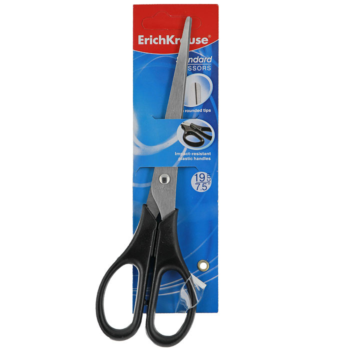 Ножницы ErichKrause Standard, 19 см