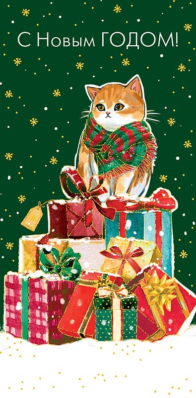 Конверт для денег 'С Новым Годом' арт.0317.096