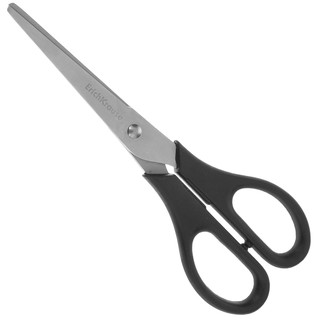Ножницы ErichKrause Standard, черный, 17 см 2