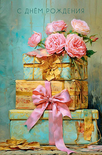Открытка 'С Днем Рождения', артикул 0164.669 1