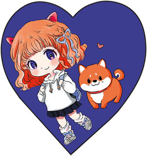 Открытка-сердечко 'Девочка', артикул 0219.621