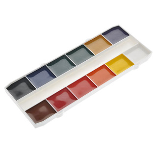 Краски акварельные медовые 'Мультики', 12 цветов 2