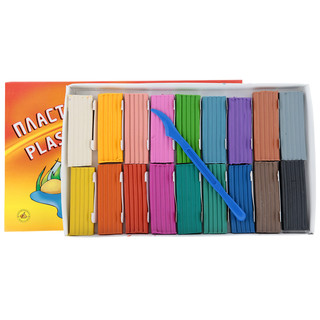 Пластилин Гамма 'Мультики', со стеком, 18 цветов 2