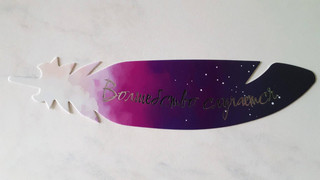 Перо закладка № 12 'Волшебство случается' 3