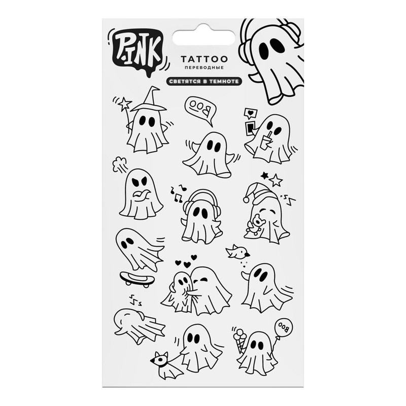 Переводные татуировки светящиеся P.ink 'Привидения'
