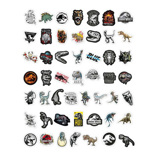 Наклейки виниловые PrioritY детские Парк Юрского периода Динозавры 50 штук 2