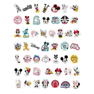 Наклейки виниловые PrioritY детские Микки и Минни Дисней 50 штук 2