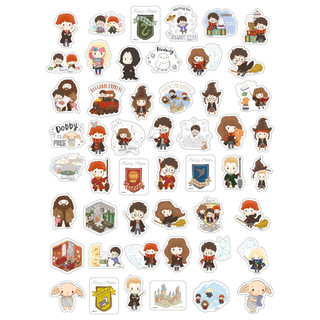 Наклейки виниловые PrioritY детские Гарри Поттер 50 штук 2