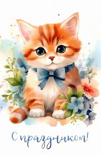 Открытка 'Котенок'