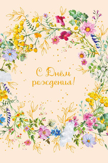 Открытка 'С Днем Рождения!', артикул 0164.699 1