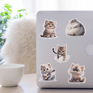Наклейки виниловые PrioritY Котики 50 шт 3