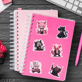 Наклейки виниловые PrioritY Котики 50 шт 5