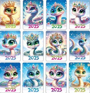 Карманный календарик 2025 'Мир открыток' в ассортименте 2