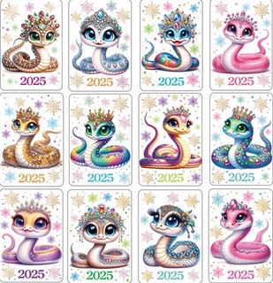 Карманный календарик 2025 'Мир открыток' в ассортименте 3