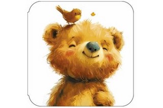 Открытка-мини 'Мишка'