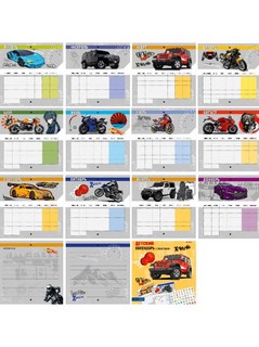 Календарь 2025 'Авто и мото', настенный перекидной, 6 листов, 200 х 200, на скрепке